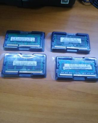 Memoria RAM varie per PC portatili
