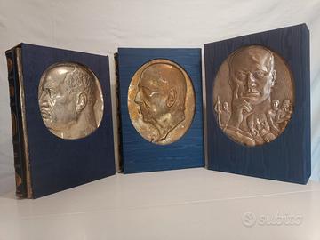 3 Libri Pregio Dino Ed. - Mussolini - Re Esiliato