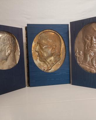 3 Libri Pregio Dino Ed. - Mussolini - Re Esiliato