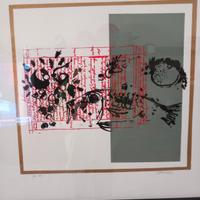 quadro con un'antica pergamena 