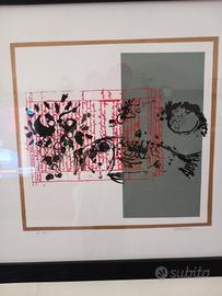 quadro con un'antica pergamena 