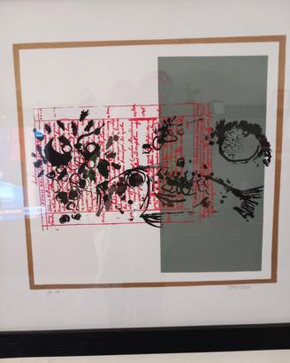 quadro con un'antica pergamena 