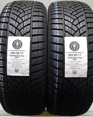 2 gomme 205 55 17 goodyear a14592