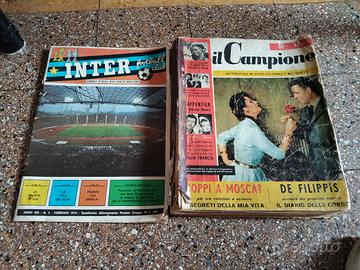 lotto riviste Vintage Il campione '50, Inter 70