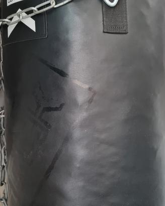 tirapugni a soffitto 50 kg. pelle nera 