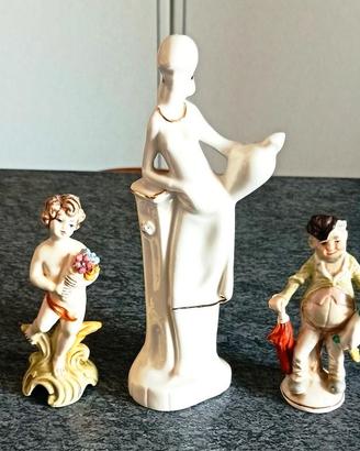 Statuine vintage in porcellana