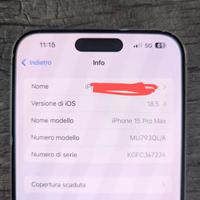 Iphone 15 ProMax 256 gb