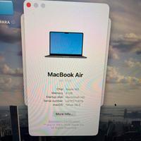 Mac book air blue notte