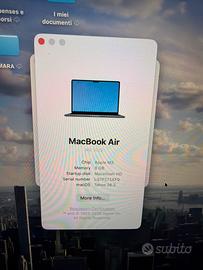 Mac book air blue notte