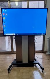 Monitor Samsung 55" piedistallo TV elettrico