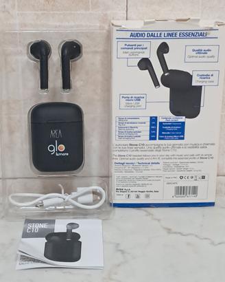 cuffie bluetooth della marca area glo colore nero