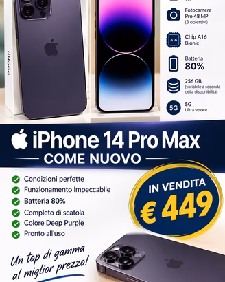 IPhone Pro Max 14  256 gb