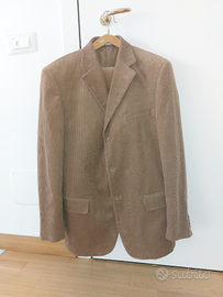 Completo in velluto da uomo