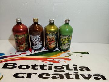 SET GIN BIG GINO 4 BOTTIGLIE VUOTE 