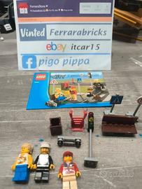 LEGO 8401 personaggi e segnali stradali parco
