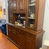 credenza in legno massello noce