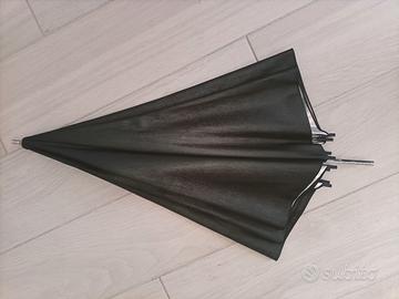 Ombrello Riflettente per Fotografia - Nero/Argento