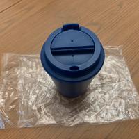 Bicchiere termico blu da tavolo in pp resistente