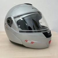 Casco modulare Nolan N91 Evo Special N-Com Argento