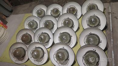 LAMPADA INDUSTRIALE CERAMICATA SMALTATA