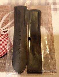 Cinturino in silicone nero 20 - 21mm