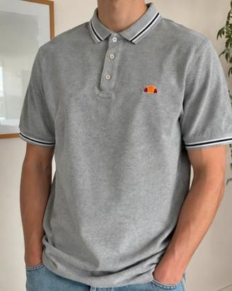Polo Ellesse grigia uomo taglia M