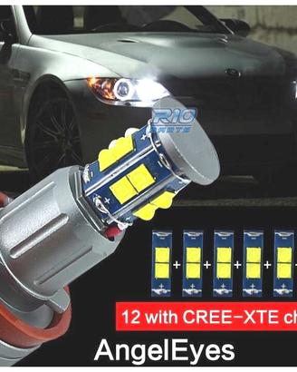 KIT LAMPADE OCCHI ANGEL LED 120W BMW E90 E92 X5 E7