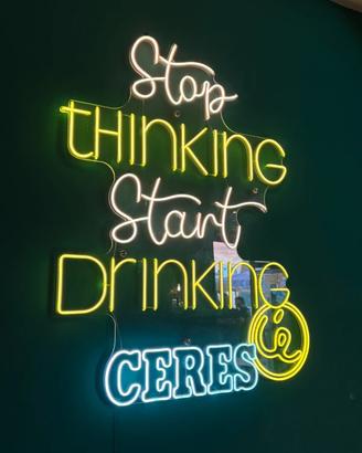 CERES Insegna LED da bar