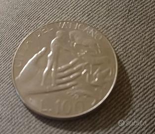 Moneta Lire 100 Città del Vaticano