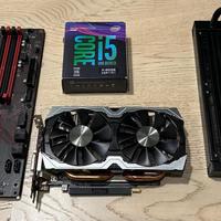 Blocco Componenti PC Gaming usate