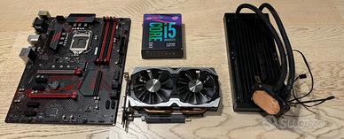 Blocco Componenti PC Gaming usate