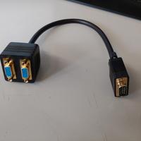 sdoppiatore vga lunghezza 30cm