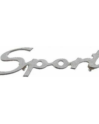 Scritta Emblema Targhetta auto Fiat Sport