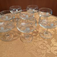 n.8 coppe/bicchieri aperitivo “Rosso Antico”