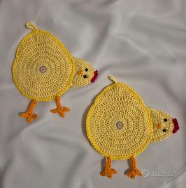 Presine pasquali uncinetto