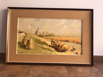 Mario Bagat 1975 - quadro di dimensioni 40 x 70