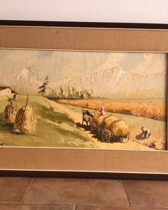 Mario Bagat 1975 - quadro di dimensioni 40 x 70