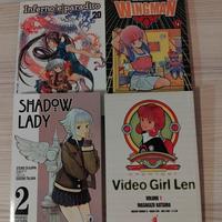 lotto manga video girl len, shadow girl, ecc...