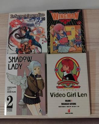 lotto manga video girl len, shadow girl, ecc...
