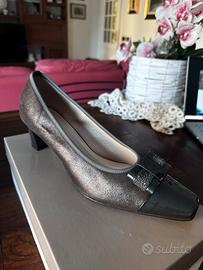 Scarpa Décolleté Heyraud oro/rame metallizzato