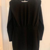 Vestitino nero brillante KIABI - black mini-dress