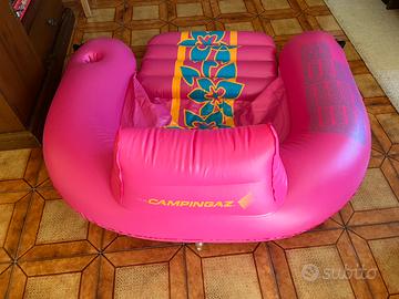 Poltrona gonfiabile da mare/piscina