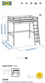 Letto soppalco Ikea