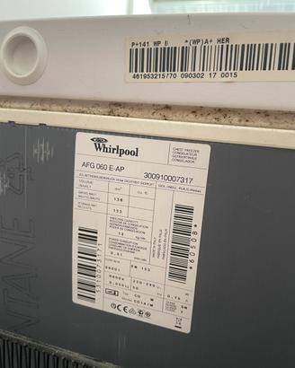 Congelatore a pozzetto Whirlpool