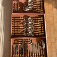 Servizio posate Gold Plated Vintage