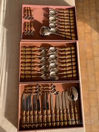 Servizio posate Gold Plated Vintage