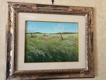 Quadro  -  “Ciliegi” (1993) Olio su tela