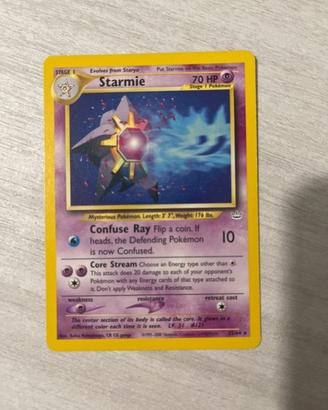Carta pokemon Starmie Neo Revelation