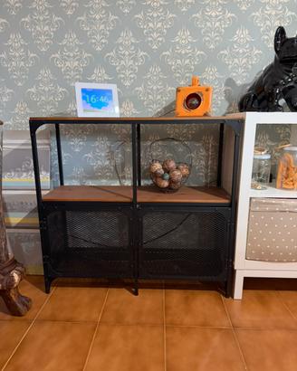 Mobile metallo legno credenza