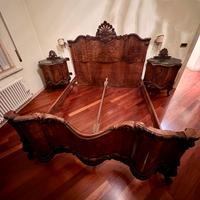 Camera da letto completa stile barocco con marmo